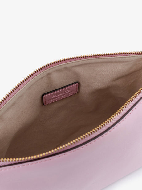 Pinko Leather beauty case - Rosa
