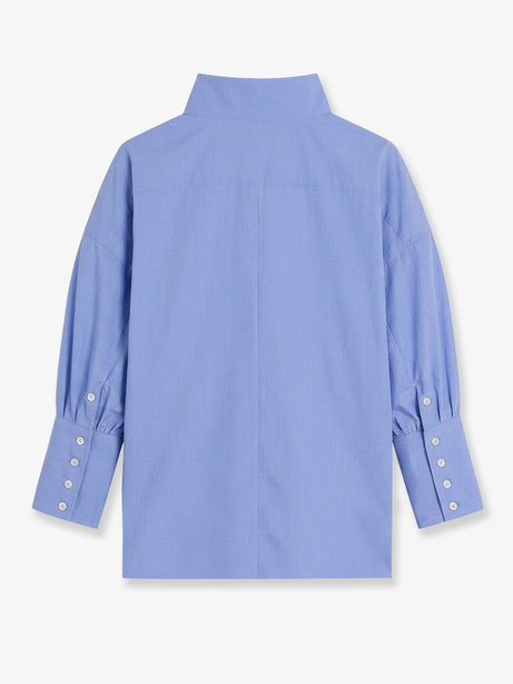 Celine Oversize cotton shirt - Bleu