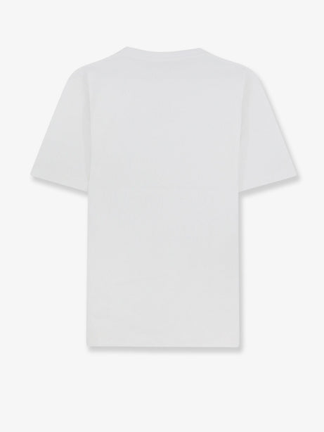 Celine Cotton blend T-shirt with front logo print - Offwhiteblack