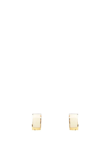Toteme Designer Hoop Earrings - Gold