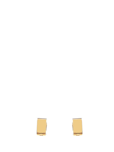 Toteme Designer Hoop Earrings - Gold