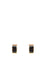 Toteme Designer Hoop Earrings - Black