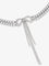 Self Portrait Double Crystal Bow Choker - Silver