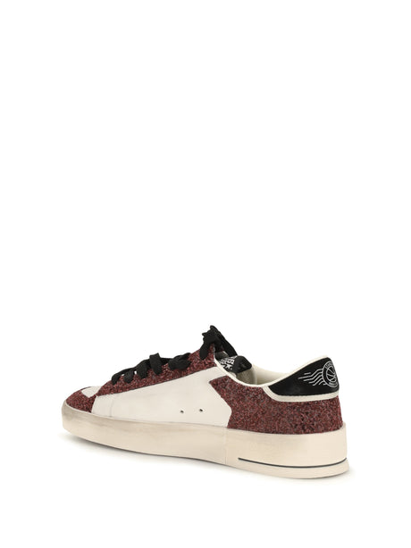 Golden Goose Stardan Sneakers - Milk/Burgundy/Black
