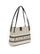 Balmain Canvas Shoulder Bag - Naturel/Noir/ Blanc Optique