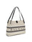 Balmain Release Shoulder Bag - Naturel/Noir/ Blanc Optique