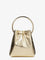 Jimmy Choo Bon Bon Metallic Leather Bucket Bag - Gold