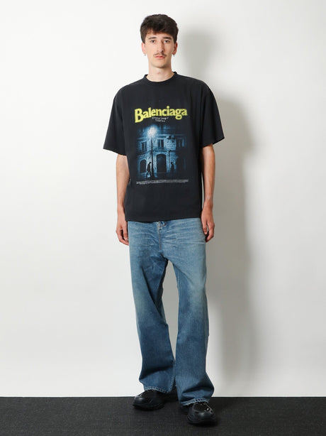 Balenciaga Baggy Fit Jeans - Darkblue