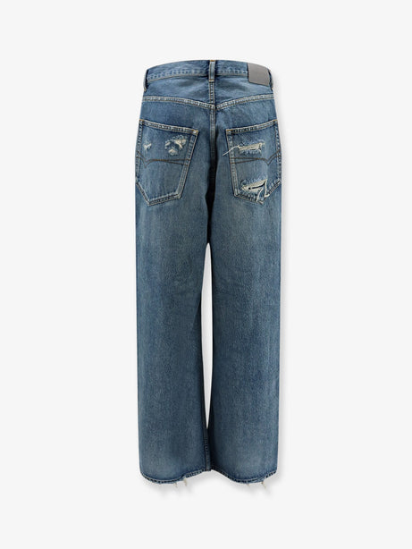 Balenciaga Baggy Fit Jeans - Darkblue