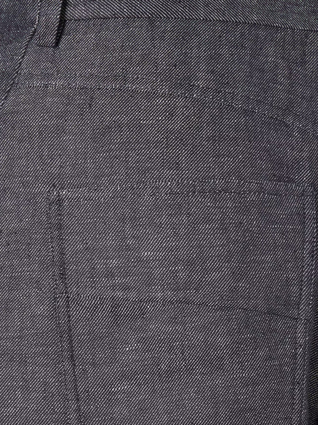 Fendi Relaxed linen, cotton and silk jeans - Dark Blu