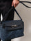 Bottega Veneta Andiamo Messenger suede crossbody bag with Intrecciato motif - Neptune-Vintage Silv