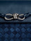 Bottega Veneta Andiamo Messenger suede crossbody bag with Intrecciato motif - Neptune-Vintage Silv