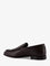 Fendi Leather loafers with metal FF logo - Chocolate Chocolate