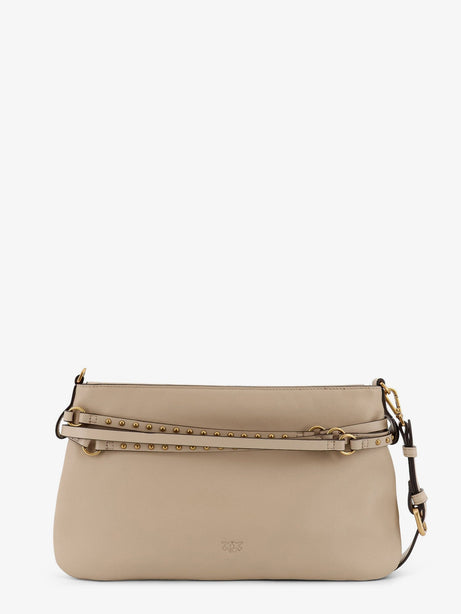 Pinko Leather Belt Bag crossbody bag - Beige