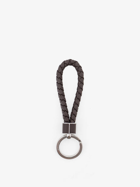 Bottega Veneta Leather keychain - Fondant