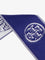 Tory Burch Medallion Logo Ribbon silk tie - Ballpoint Blue