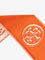 Tory Burch Medallion Logo Ribbon silk tie - Pepperoncini