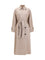 Brunello Cucinelli Linen Trench coat with lurex - Pink Silver