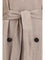 Brunello Cucinelli Linen Trench coat with lurex - Pink Silver