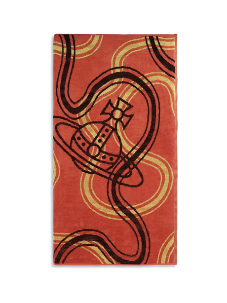 Vivienne Westwood Cotton beach Towel - Red