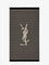 Saint Laurent Certified cotton striped beach towel - Beige/Black