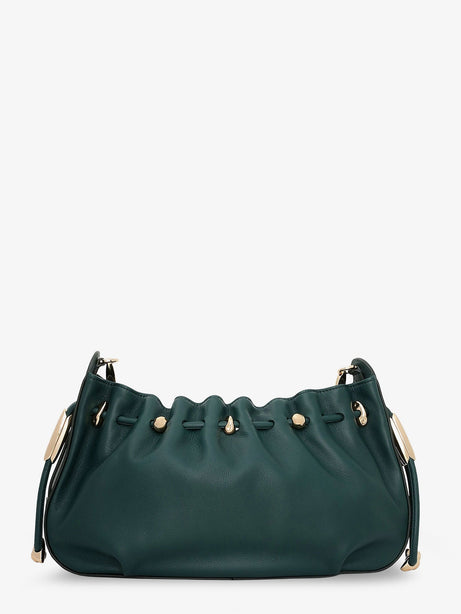 Zimmermann Halcyon leather clutch - Emerald