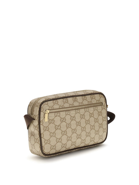 Gucci GG Shoulder Bag with Web stripe - Vint.San/Dk Br/Vrv/D