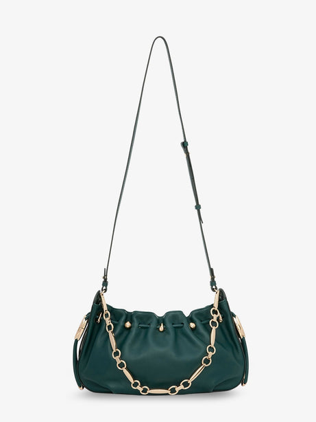 Zimmermann Halcyon leather clutch - Emerald