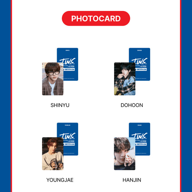 TWS Photo Card Sticker Set (International Shipping)