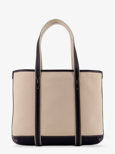 Polo Ralph Lauren Canvas shoulder bag with embroidered logo on the front - Ecrunavy
