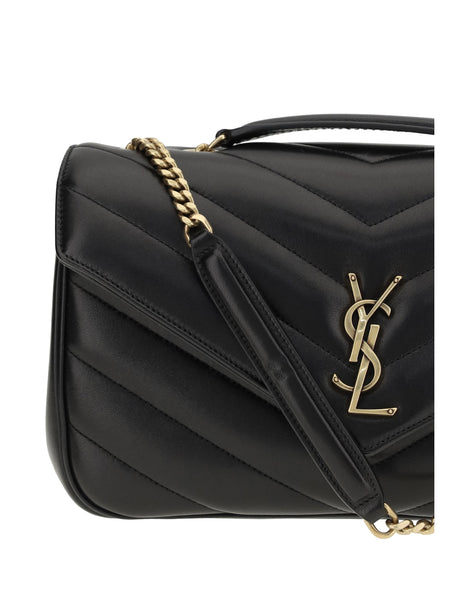 Saint Laurent LouLou Shoulder Bag - Black