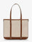 Polo Ralph Lauren Canvas shoulder bag with embroidered logo on the front - Ecrucuoio