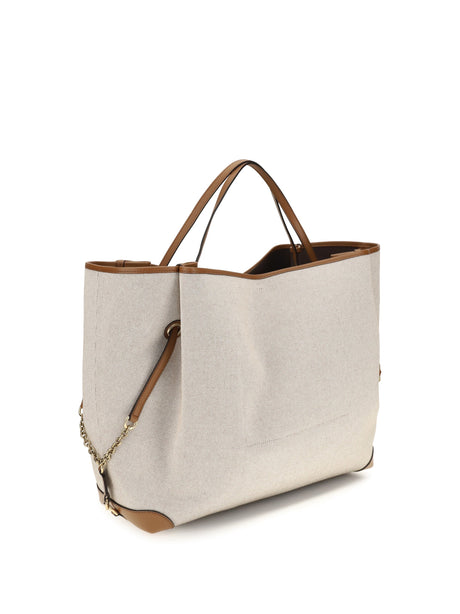 Chloé Large Carry Tote Bag - Clay Brown