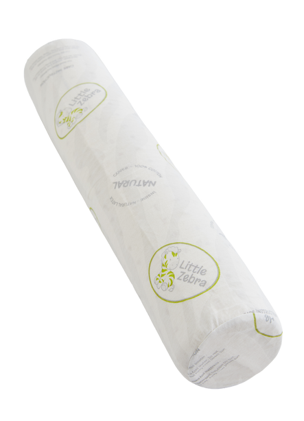 Little Zebra Baby Bolster |  100% Natural Latex | Huggable Sleep Companion 1-4Y | Hypoallergenic by Nature | Dust-Mite Resistant | Breathable Airflow Design