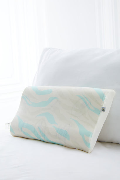 Little Zebra Toddler Pillow |  100% Natural Latex | Wide Design for Active Sleepers 3-5Y | Hypoallergenic by Nature | Dust-Mite Resistant | Breathable Airflow