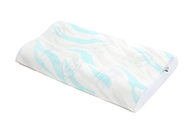 Little Zebra Toddler Pillow |  100% Natural Latex | Wide Design for Active Sleepers 3-5Y | Hypoallergenic by Nature | Dust-Mite Resistant | Breathable Airflow
