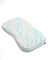 Little Zebra Newborn Wide Contour Pillow |  100% Natural Latex | Extra Wide for Active Babies 0-18M | Hypoallergenic by Nature | Dust-Mite Resistant | Breathable