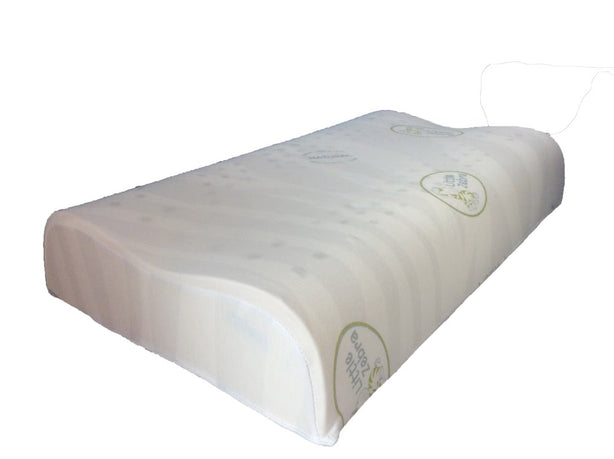Little Zebra Kids Pillow |  100% Natural Latex | Contour Neck & Spine Support 4-7Y | Hypoallergenic by Nature | Dust-Mite Resistant | Breathable Airflow Design