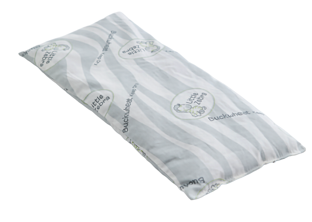 Little Zebra Buckwheat Beanie | 100% Organic Buckwheat Husks | Natural Calming Beanbag 0-18M | Anti-Startle | Breathable | The Natural Choice for Soothing Sleep