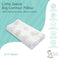Little Zebra Big Contour Pillow |  100% Natural Latex | Spinal Alignment for Toddlers 2-4Y | Hypoallergenic by Nature | Dust-Mite Resistant | Breathable Airflow