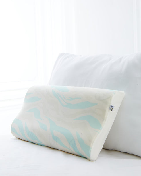 Little Zebra Big Contour Pillow |  100% Natural Latex | Spinal Alignment for Toddlers 2-4Y | Hypoallergenic by Nature | Dust-Mite Resistant | Breathable Airflow