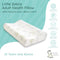 Little Zebra Adult Health Pillow |  100% Natural Talalay Latex | Cervical Spinal Support | Designed by Dr Gary Tho | 1Y Warranty | Hypoallergenic by Nature