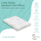 Little Zebra Baby Flat Pillow |  100% Natural Latex | Gentle Elevation for Better Breathing 0-18M | Hypoallergenic by Nature | Dust-Mite Resistant | Breathable