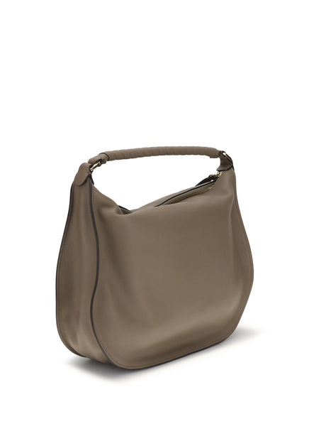 Chloé Marcie Shoulder Bag - Deep Taupe