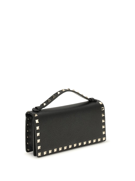 Valentino Garavani Rockstud chain Wallet - Black