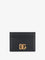Dolce & Gabbana Leather card holder with metal DG logo - Nero