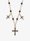 Dolce & Gabbana Brass rosary with cross charms - Oro
