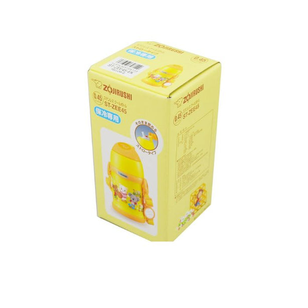 Zojirushi ST-ZEE45 Stainless Steel Vacuum Bottle For Kids With Carry Strap 450ml (Yellow)