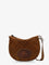 Burberry Tavistock suede crossbody bag with perforated pattern - Hazel