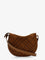 Burberry Tavistock suede crossbody bag with perforated pattern - Hazel